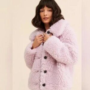 Vero Moda Elvira Teddy Jacket Urban Outfitters XS